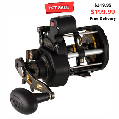 New PENN Fathom II 20 Conventional Reel with Line Counter Full Metal Body Reels