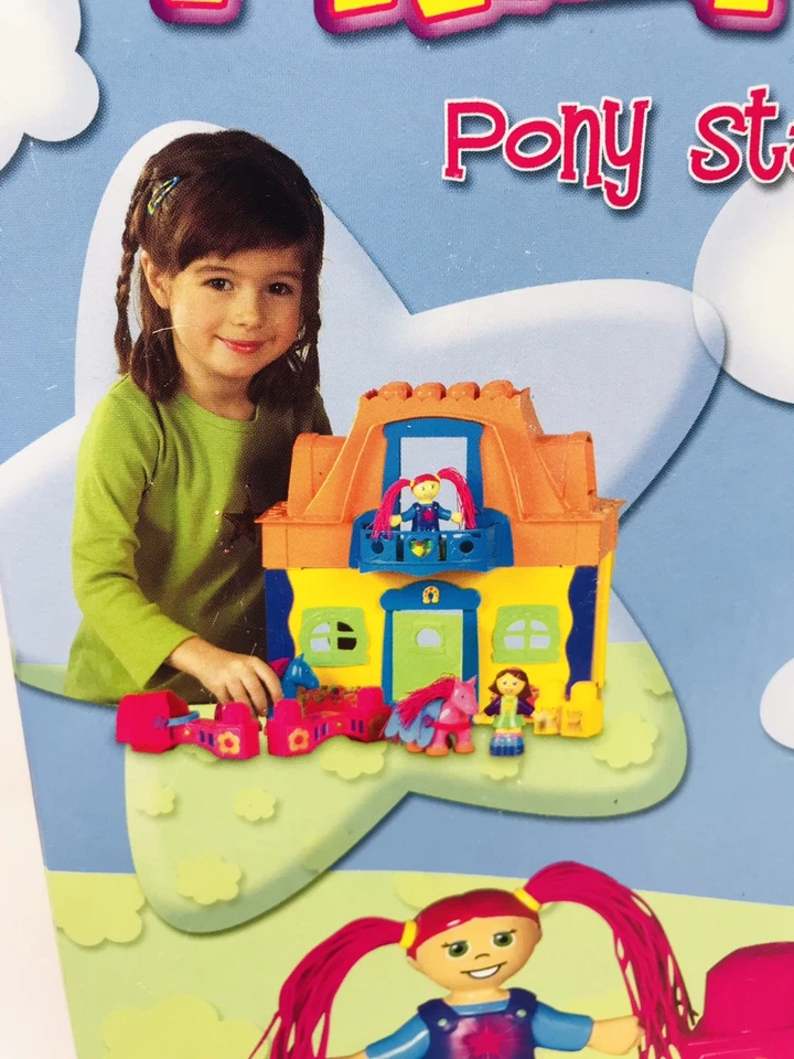 Mega Bloks Girl Friends Pony Stable #336 Building Set 2002 RARE - Image 4 of 4