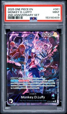Monkey.D.Luffy (English Version 2nd Anniversary Set) OP09-061 One