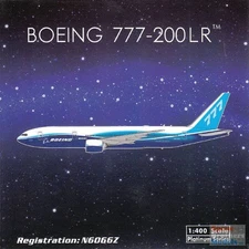 PHX1733 1:400 Phoenix Model Boeing 777-200LR (House Livery) Reg #N6066Z