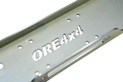 Platine Support Treuil Acier Universelle 58cm / 5mm - Photo 1/4