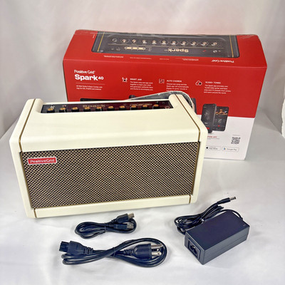 Positive Grid Spark 2 Pearl Edition Bluetooth Guitar Amplifier 40W White