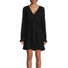 PAIGE Odelise Long Sleeve Mini Dress Size M