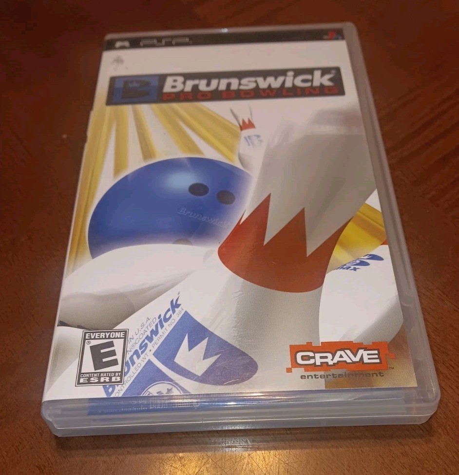 Brunswick Pro Bowling Sony PSP 2007 COMPLETE! w/ Manual