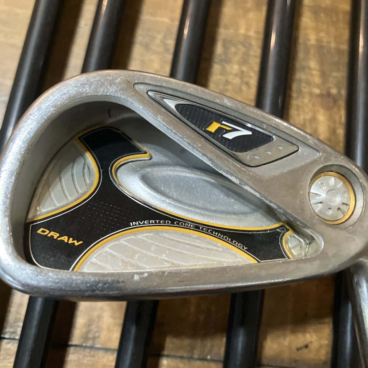 TaylorMade r7 Draw Iron Set 5-PW RE-AX 55 Stiff Flex Graphite 6