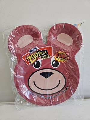 ZOO PALS Hefty Paper Plates Party Edition New Sealed 2024 - 15 Count