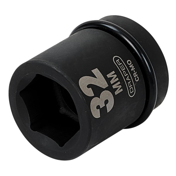 Draper Impact Stecknuss 32Mm 1In Vierkantantrieb 6-Punkt Chrom-Moly Stahl 05112-image