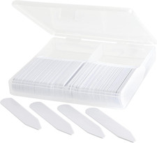 200 Plastic Collar Stays for Men Dress Shirts 2.2" 2.5" 3" Inch
