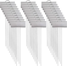 30 Pack 11.5 Inch Stainless Steel Garden Markers Weatherproof Metal Plant Labels