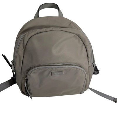 Kate Spade Dawn Large Backpack Grey Nylon | eBay