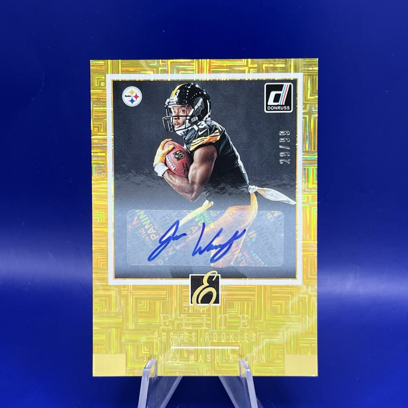 James Washington Panini Donruss the Elite Series Rookies #ESR22 Autograph