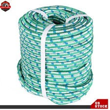 16 Strand Braided Polyester Rope 1/2" x 150' Arborist Tree Rigging Work Utility