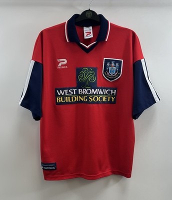 West Bromwich Albion Auswärts Fußball Trikot 1997/99 Erwachsene XL Patrick F553