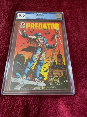DARK HORSE PREDATOR 1 FIRST PRINT CGC 9.2 WHITE PAGES KEY ISSUE