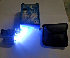 1- 60x pocket  microscope blue light white li...