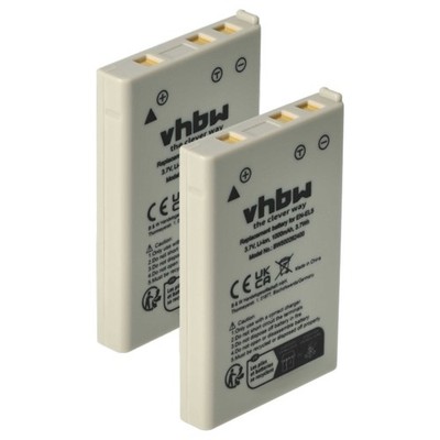 2x Akku für Nikon Coolpix P6000 P5100 P80 P520 P530 P90 P510 P5000 1000mAh 3,6V
