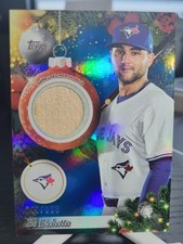 2025 Topps Holiday - Relics Bo Bichette #PR-BBI Blue Metallic /299 (MEM)