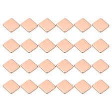 24 Pcs Heatsink Copper Pad Shim IC Chipset GPU Thermal Heatsink 15x15x2mm