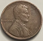 1918-D Lincoln Wheat Cent Denver Mint WWI-Era Penny VG — BN449