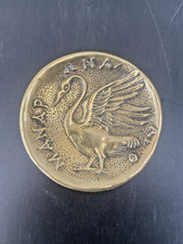 2 Coupelles bronze Max Le Verrier "LE CYGNE" inspiré d'une monnaie grecque