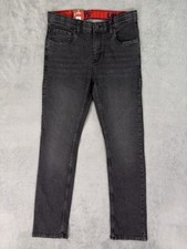 New Levis 511 Jeans Youth Boys 16 Black Denim Slim Straight Flex Stretch