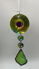 Seasons of Cannon Falls Faceted Drop Prizm Christmas Ornament Hanging