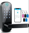 CatchFace TTlock smart Wifi lock door fingerprint, keypad, keyless touch Black