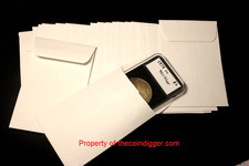 50 Seed Envelopes 3x4.5 White Envelope Seeds Pouch Storage Organizing Shipping