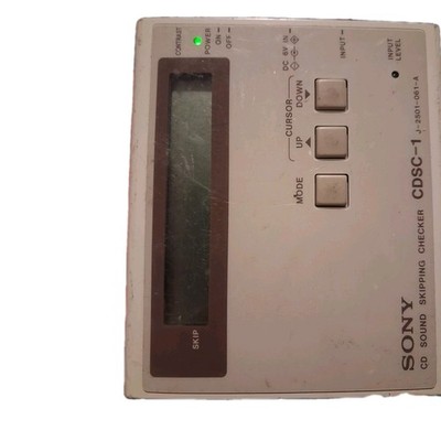 Rare Pro Sony CDSC-1 CD Sound Skipping Checker   Precision Audio Diagnostic Tool