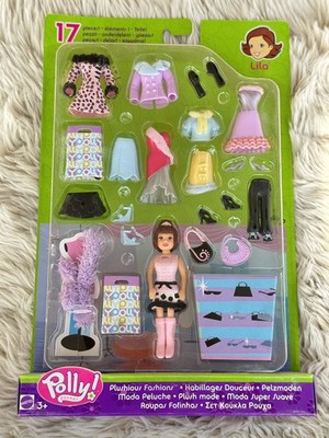 POLLY POCKET PUPPE PLÜSCHIGE MODEN LILA NEU RATE NICHT MEHR PRODUZIERT SET