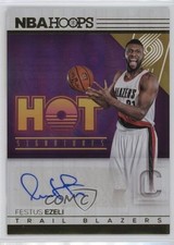 2016-17 Panini NBA Hoops Hot Signatures Festus Ezeli #15 Auto 0m0