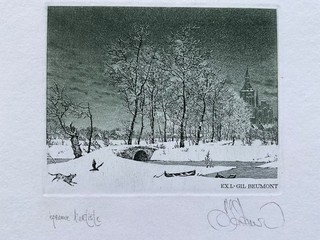 Exlibris Konstantin Kalynovych handsignierter epreuve d'artiste 170