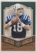 2020 Panini Legacy Lasting Legacies Green 41/100 Peyton Manning #LL-PMA HOF 9o3
