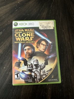 XBOX 360 Game Star Wars The Clone Wars Republic Heroes CIB Complete In Box 