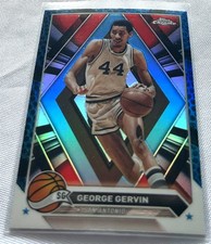 2024 Topps Chrome Basketball George Gervin San Antonio Spurs Refractor #75