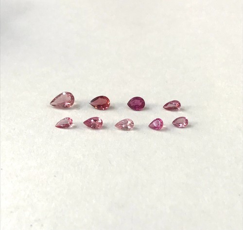 Natural Pink Tourmaline Pear Cut Faceted Loose Gemstone For All Jewelry Making - Picture 5 of 22