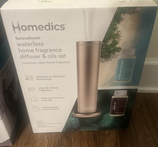 HoMedics SereneScent Waterless Diffuser Maldives/Aspen Oils SS 9000