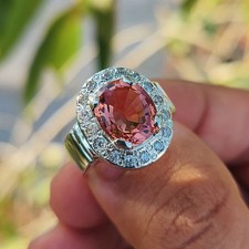 Alexandrite Ring 925 Sterling Silver Handmade Mens Ring Color Changing Gemstone