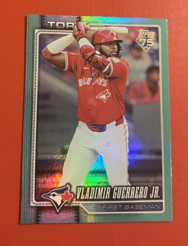 Topps 2026 Series 1 Vladimir Guerrero Jr. Rainbow Foil #20 Blue Jays