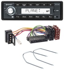 Continental USB MP3 AUX 1DIN Autoradio f&uuml;r Mercedes E-Klasse W124 S-Klasse W126