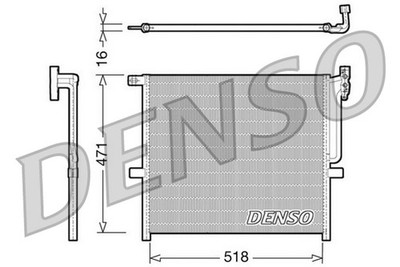 Kondensator Klimaanlage DENSO DCN05001 für E83 BMW X3 xDrive