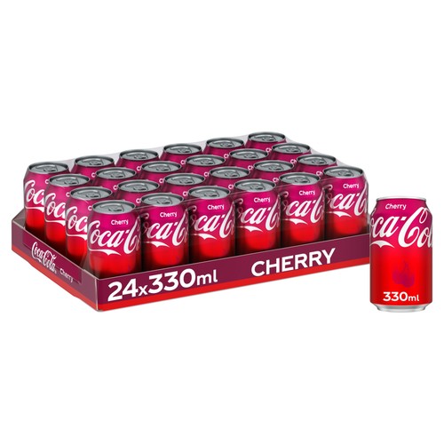 Coca Cola Classic Can Cherry