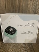 Yerwh Wearable Breast Pump. Low Noise  LED Touch Display -green- NEW 