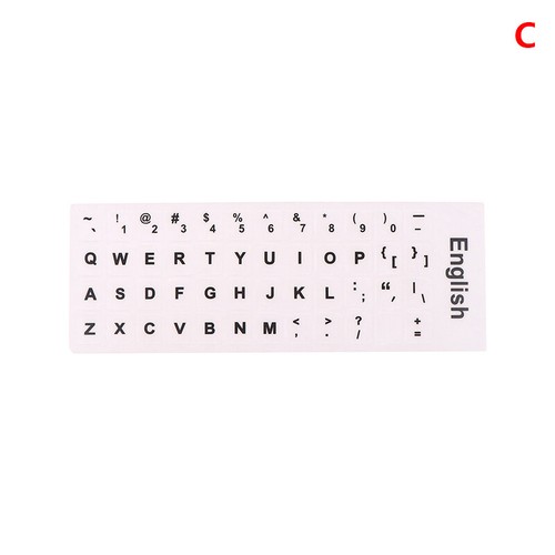 PC Desktop Keyboard Matte Sticker Correction Key Change Stickers Full Keybo*j* - Bild 15 von 18