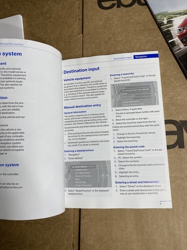2013 BMW 320i 328i 335i Sedan F30 Owner’s Manual SET W/ Case - 第 5/12 張圖片