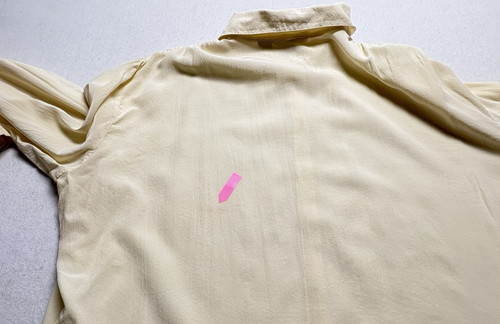 J JILL Women Silk Blouse Size M Ivory Long Sleeve Button Front Career 47-28 - Picture 12 of 13