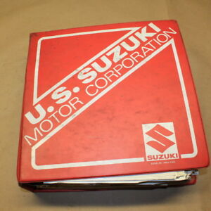 Suzuki DR SP GN 100/125/200/225/250 Factory Service Manual Repair Book