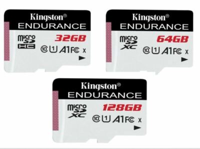 Kingston Micro SD High Endurance C10 95MB/s Flash Memory Card 64GB 128GB 256GB