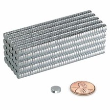 100Pack 8mm x 3mm Strong Rare Earth Neodymium Magnet Disc Small N52 5/16" x 1/8"
