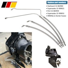 Kit tubi cilindro Ram idraulici Trim Tilt per Mercruiser Alpha One Gen Two 1 2